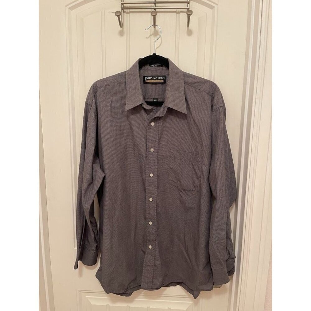 Joseph & Feiss International Mens Dress‎ Shirt 100% Cotton Size 16.5  32/33 Made